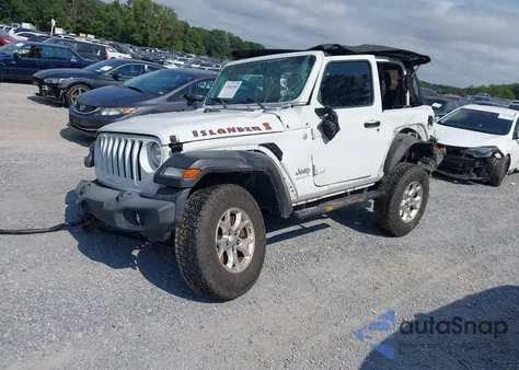 2021 Jeep Wrangler Islander 4X4 из США, поврежденный, VIN 1C4GJXAN9MW558334